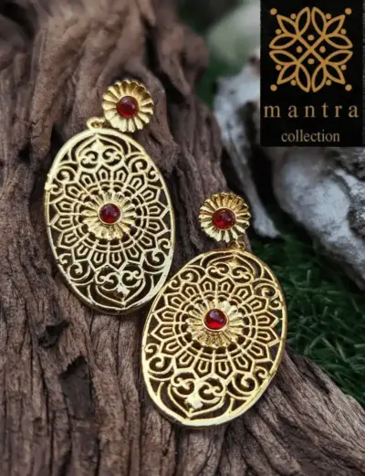 Schöne Mandala-Ohrringe